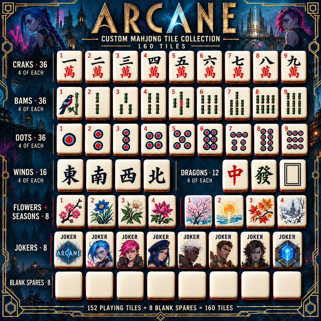 ACE Premium Mahjong Set – Game Night Edition PNPA