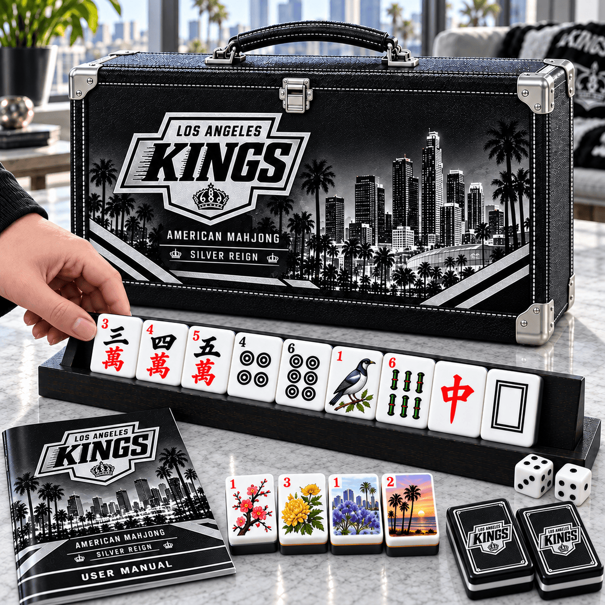 Premium LAK Mahjong Tiles Set PVNA