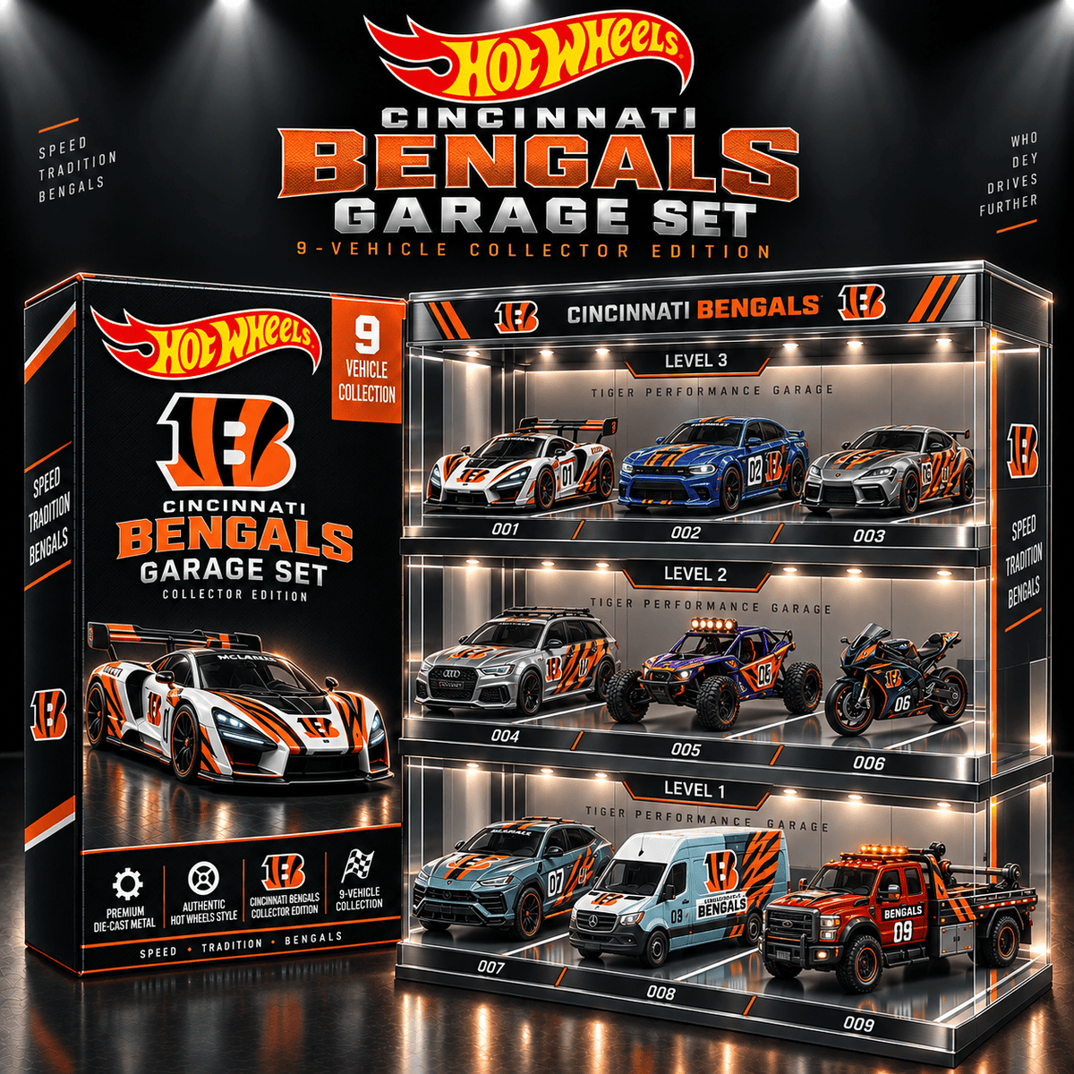 CCBG Premium Diecast Garage Set NTTB