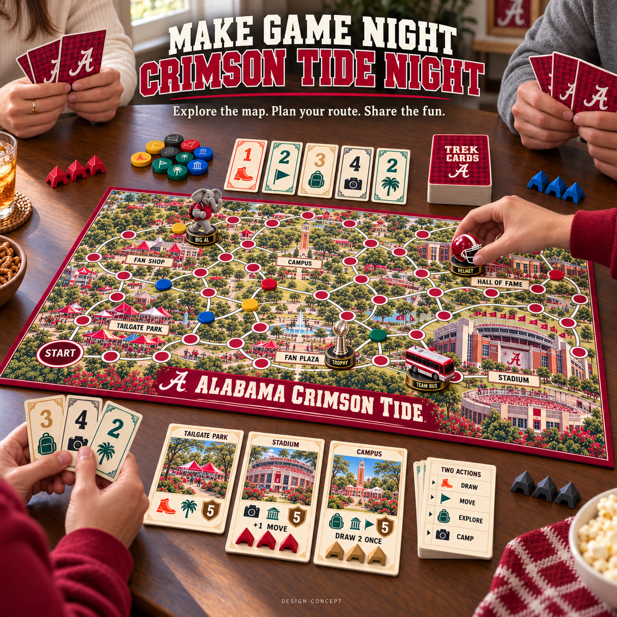 ACT Premium Trekking Adventure Board Game NHVH