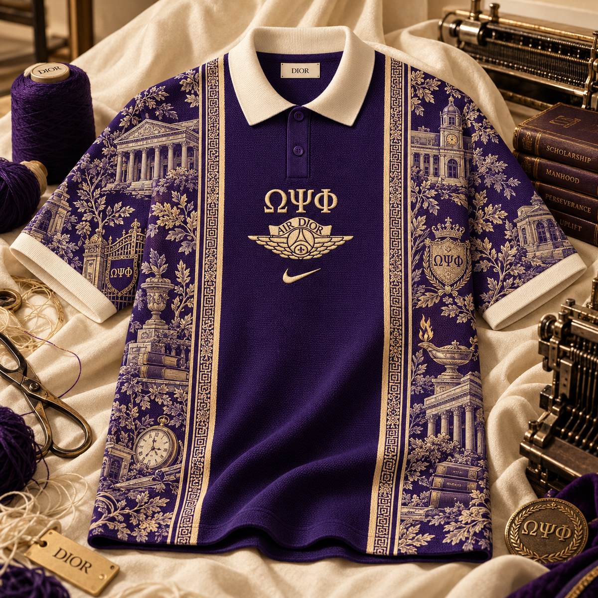 OMPP PREMIUM VINTAGE POLO SHIRT LNTH