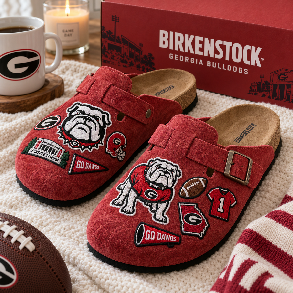 PREMIUM GGBD MINK SUEDE CLOGS NPL