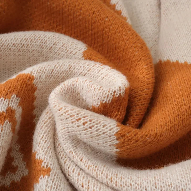 1PC European Style Warm Sofa Blanket  Acrylic Knitted Blanket Office Shawl, Soft Comfortable Blanket Bed end Cover Towel