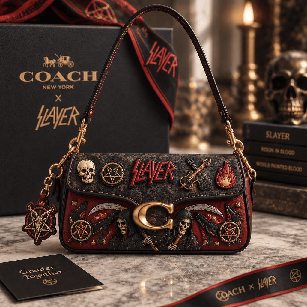 Premium SLER Coach Shoulder Cross With Charm LNTH