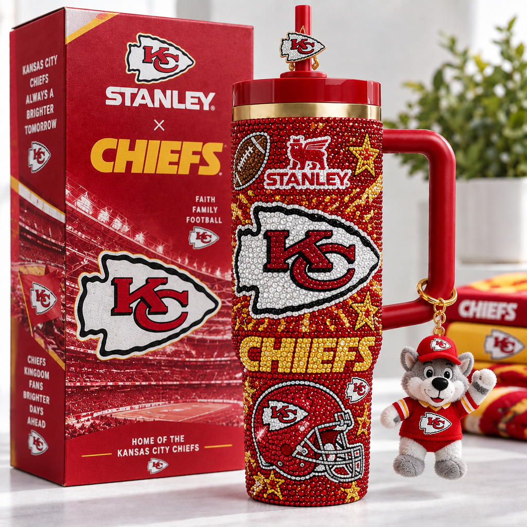 Kansas City Chiefs 40oz Tumbler With Handle TTNL