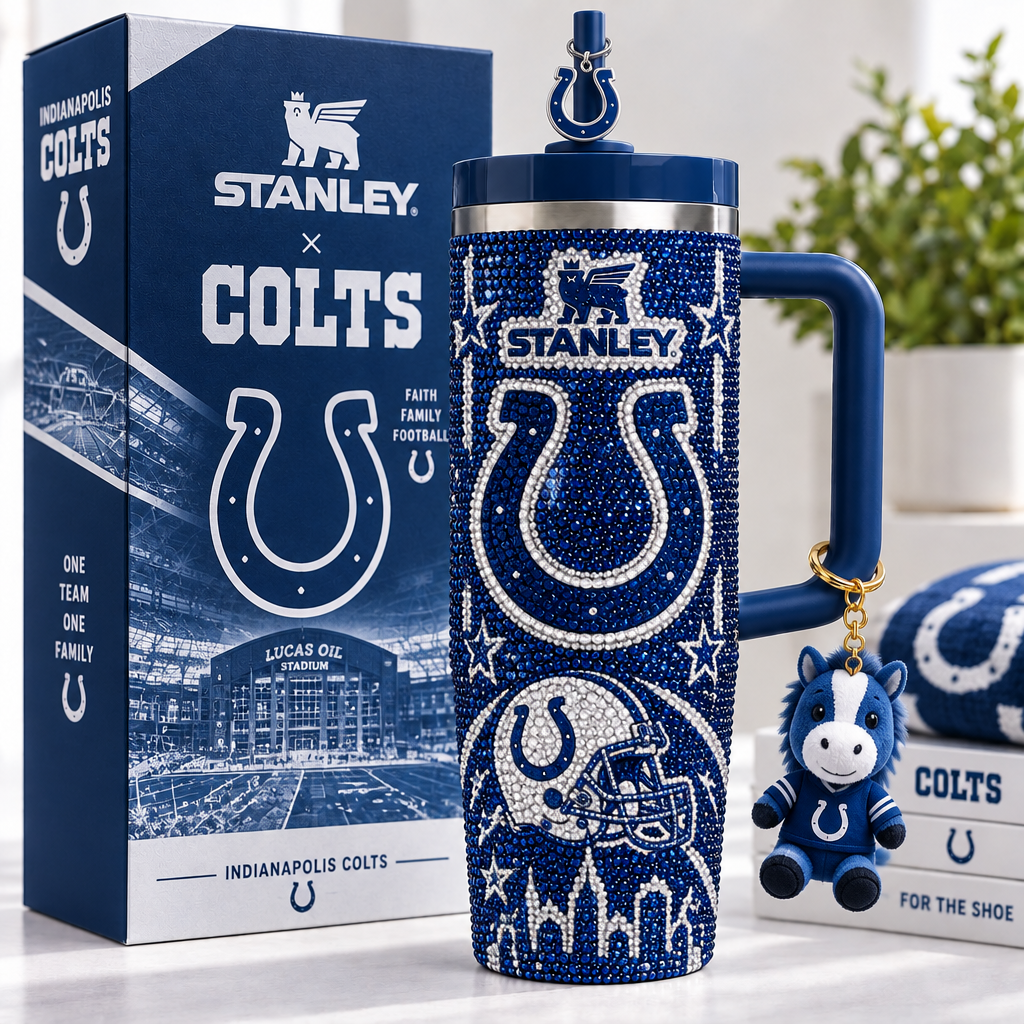 Indianapolis Colts 40oz Tumbler With Handle TTNL
